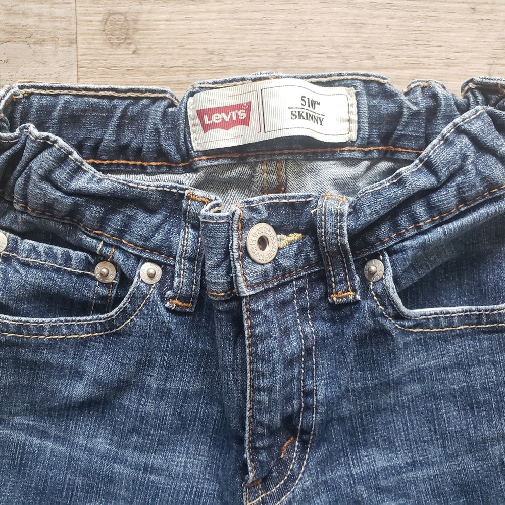 Levis 510 jeans slim adjustable regular sz10 25X25 - Picture 4 of 6